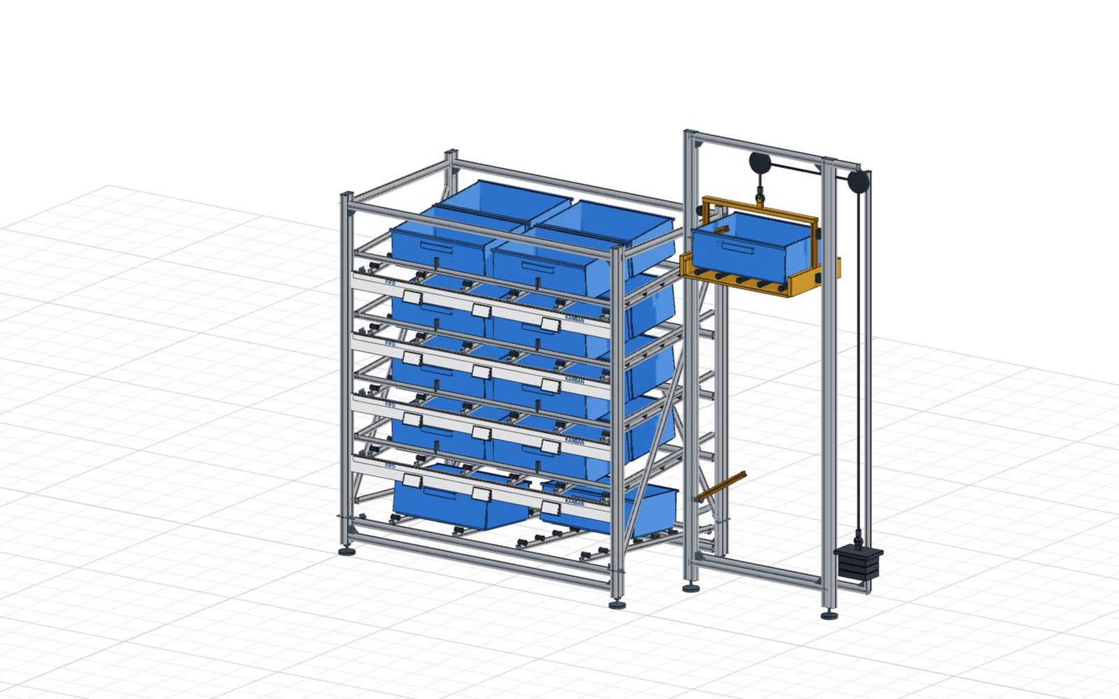 Component Configurators example: FIFO flow rack with Karakuri lifter