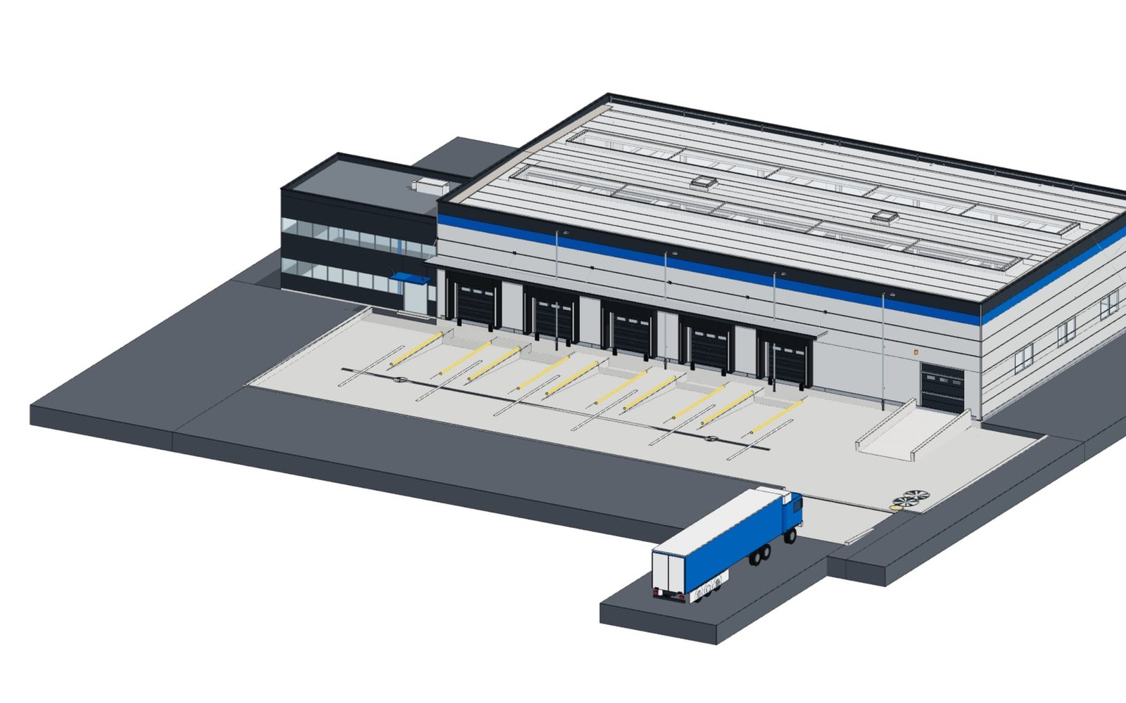 Industrial buildings: Cross-dock logistics centre